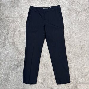 Vince Tapered Ankle Trouser Wool Pants Size 10 Dark Navy